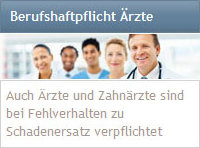 Berufshaftpflicht Versicherung für Ärzte
