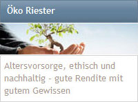 Öko Riester Vergleich