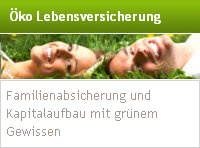 Öko Lebensversicherung Vergleich