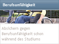 Studenten Berufsunfähigkeit Vergleich