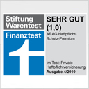 Haftpflicht-Schutz Premium Stiftung Warentest Gütesiegel