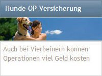 Hunde OP Versicherung